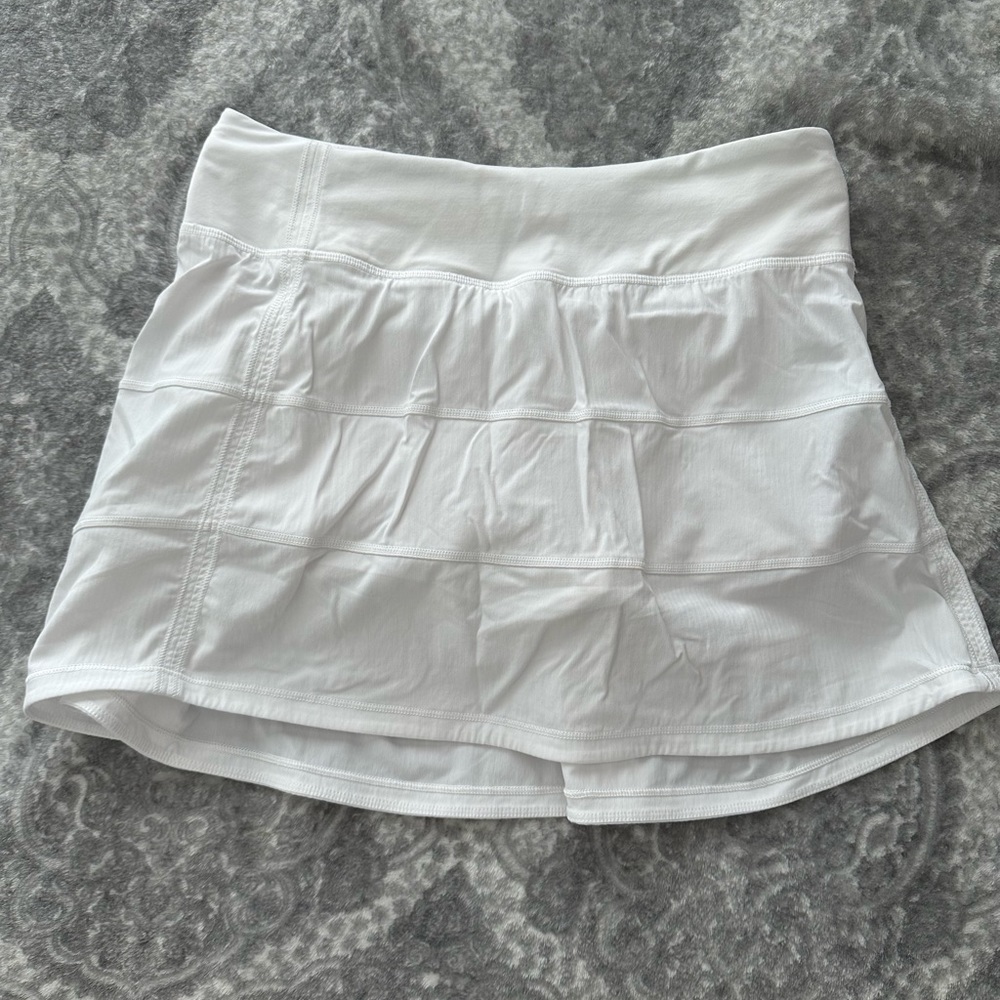 Lululemon Pace Rival White Tennis Skirt